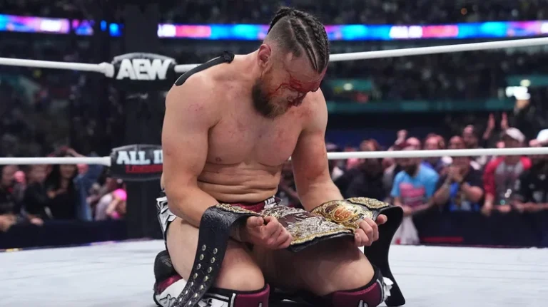 Bryan Danielson's Kids Thought He Had Something Other Than Blood On Him At AEW All In